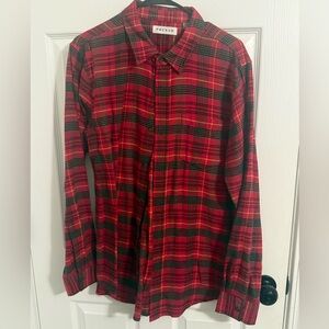 PacSun Vibrant Red Checkered Shirt